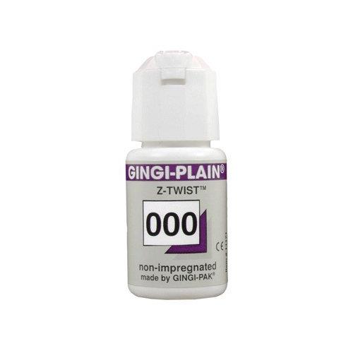 Gingi-Pak 11170 MAX Z-Twist Weave Gingi-Plain #00 Very Thin Retraction Cord 108 Gingi-Pak 11170 MAX Z-Twist Weave Gingi-Plain #00 Very Thin Retraction Cord 108